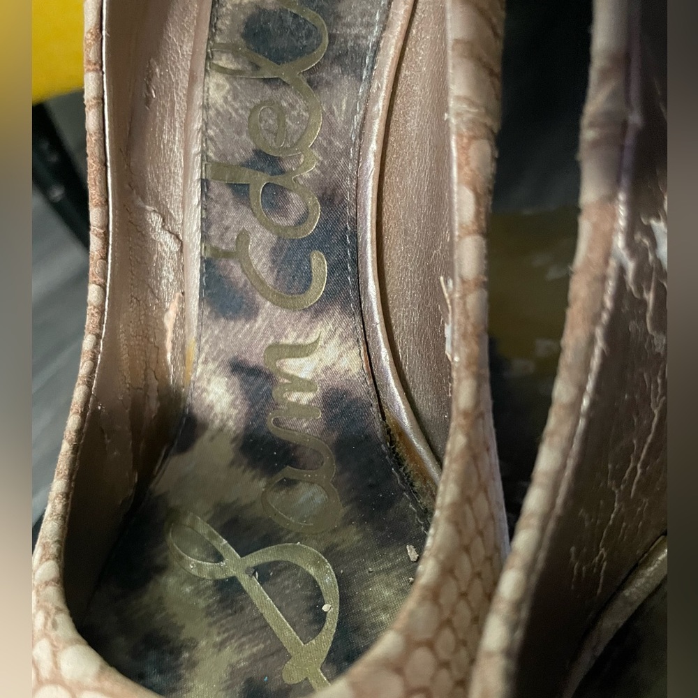 Sam Edelman Spanish Rose Spiked Pumps 7.5 Pre-owned . See description . - Picture 6 of 8